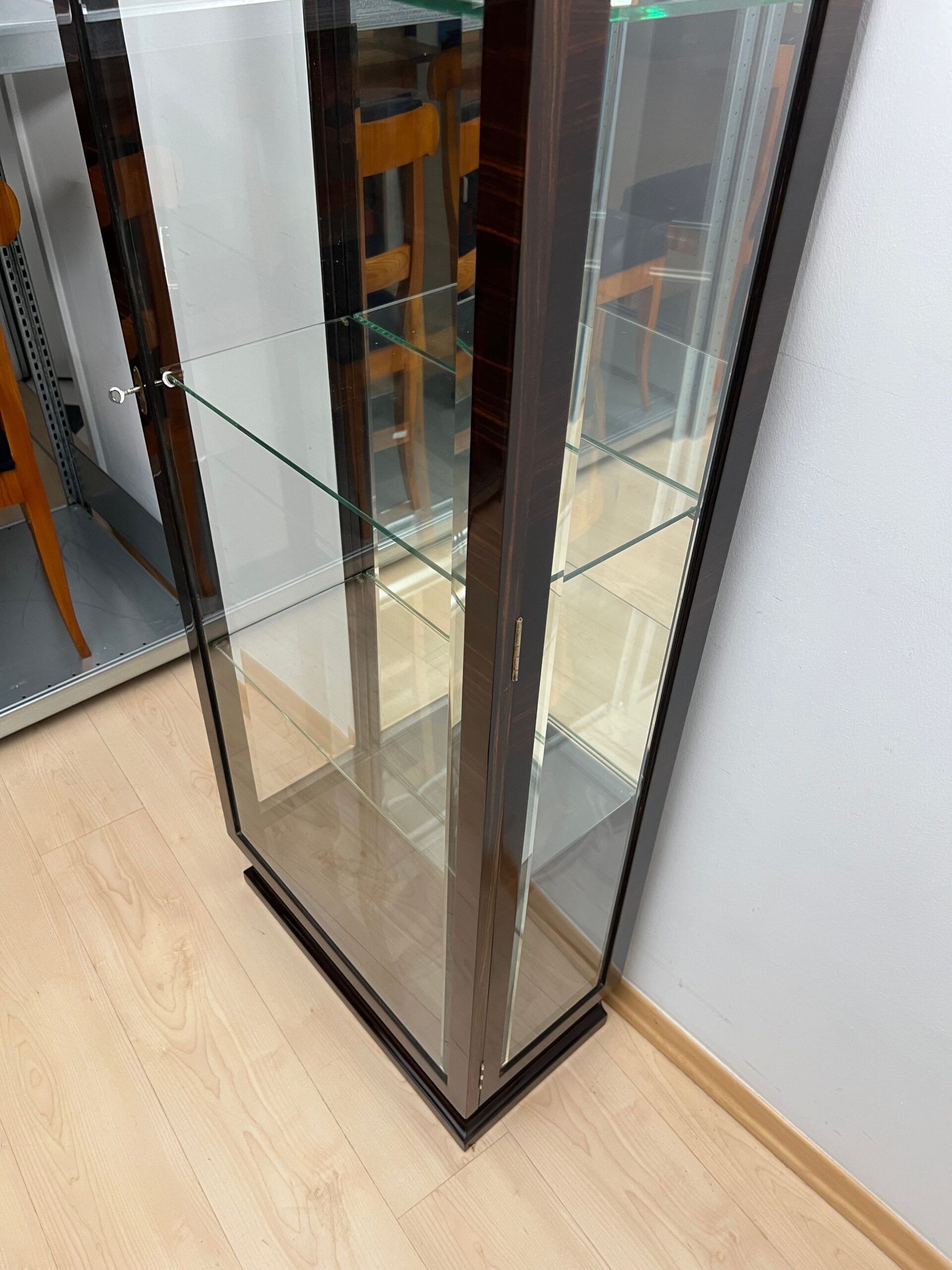 Art Deco Display Cabinet, Macassar Veneer, France, circa 1930 - Image 10