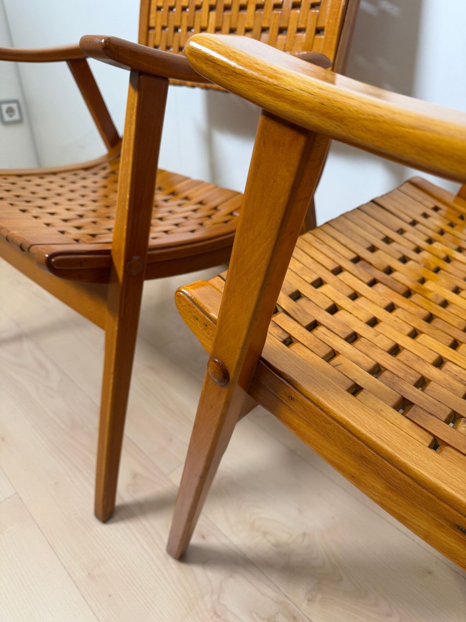 Pair of Midcentury Armchairs by Gelenka, Germany circa 1950 - Image 12