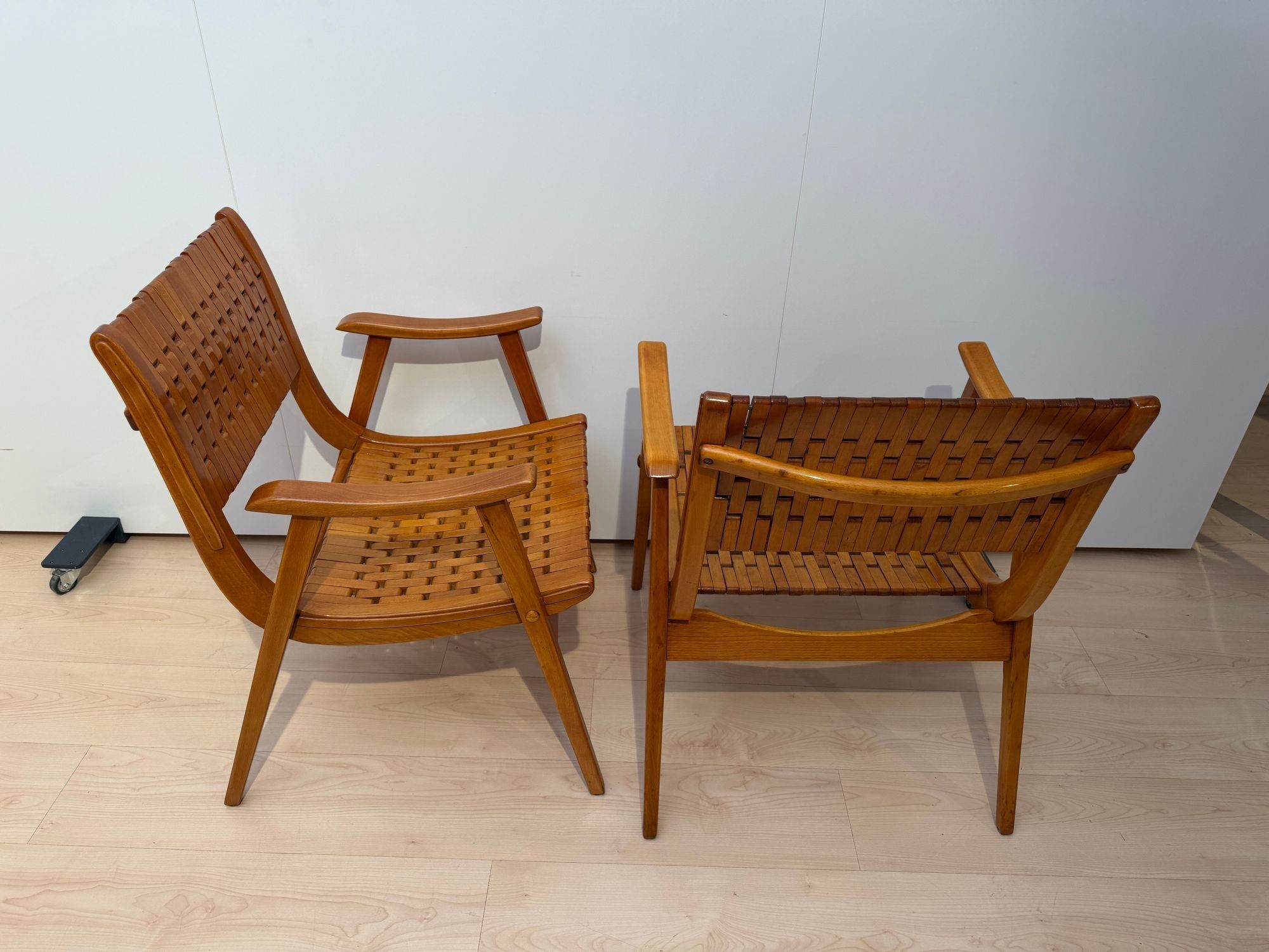 Pair of Midcentury Armchairs by Gelenka, Germany circa 1950 - Image 7