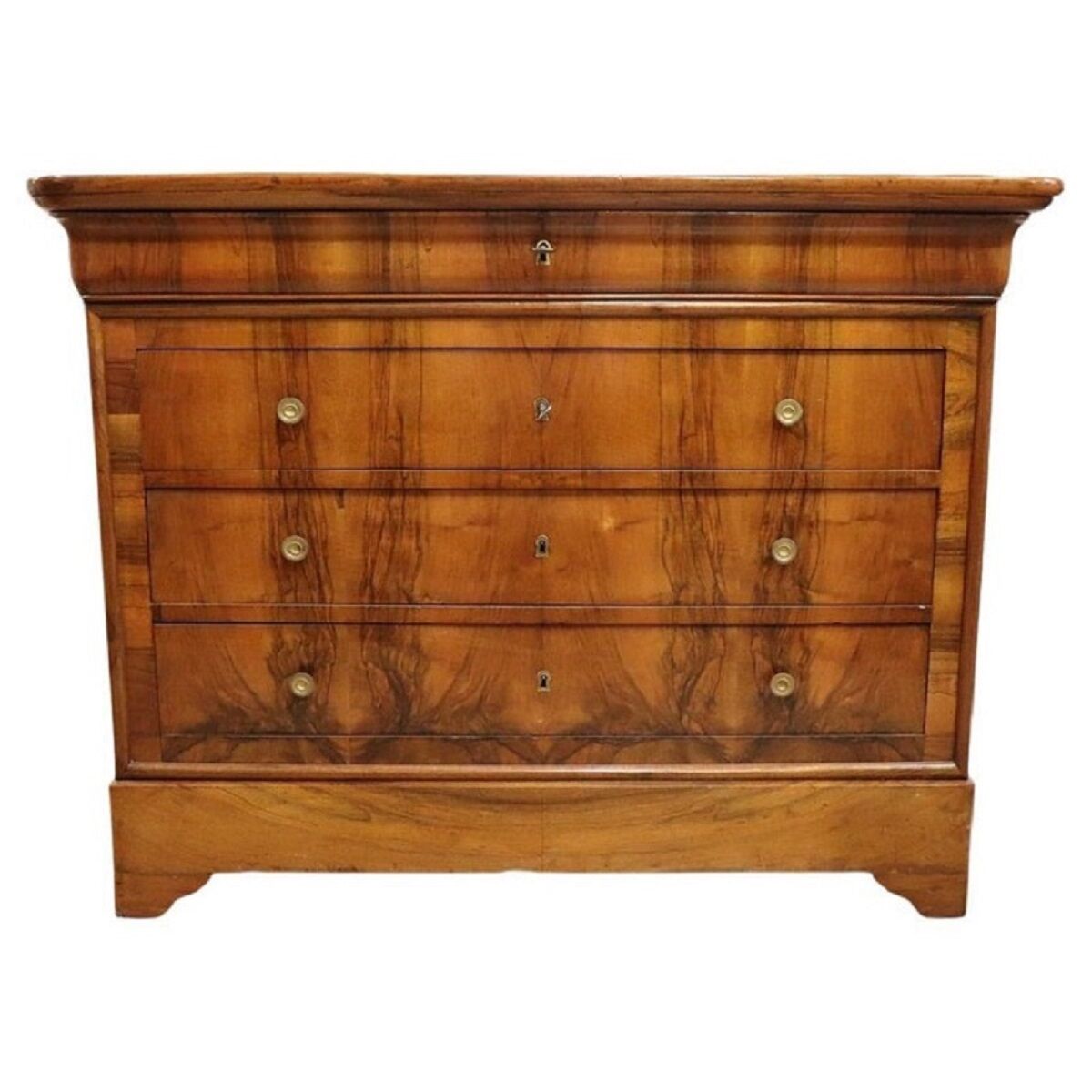 Italian Louis Philippe Walnut Chest of Drawers- Styylish