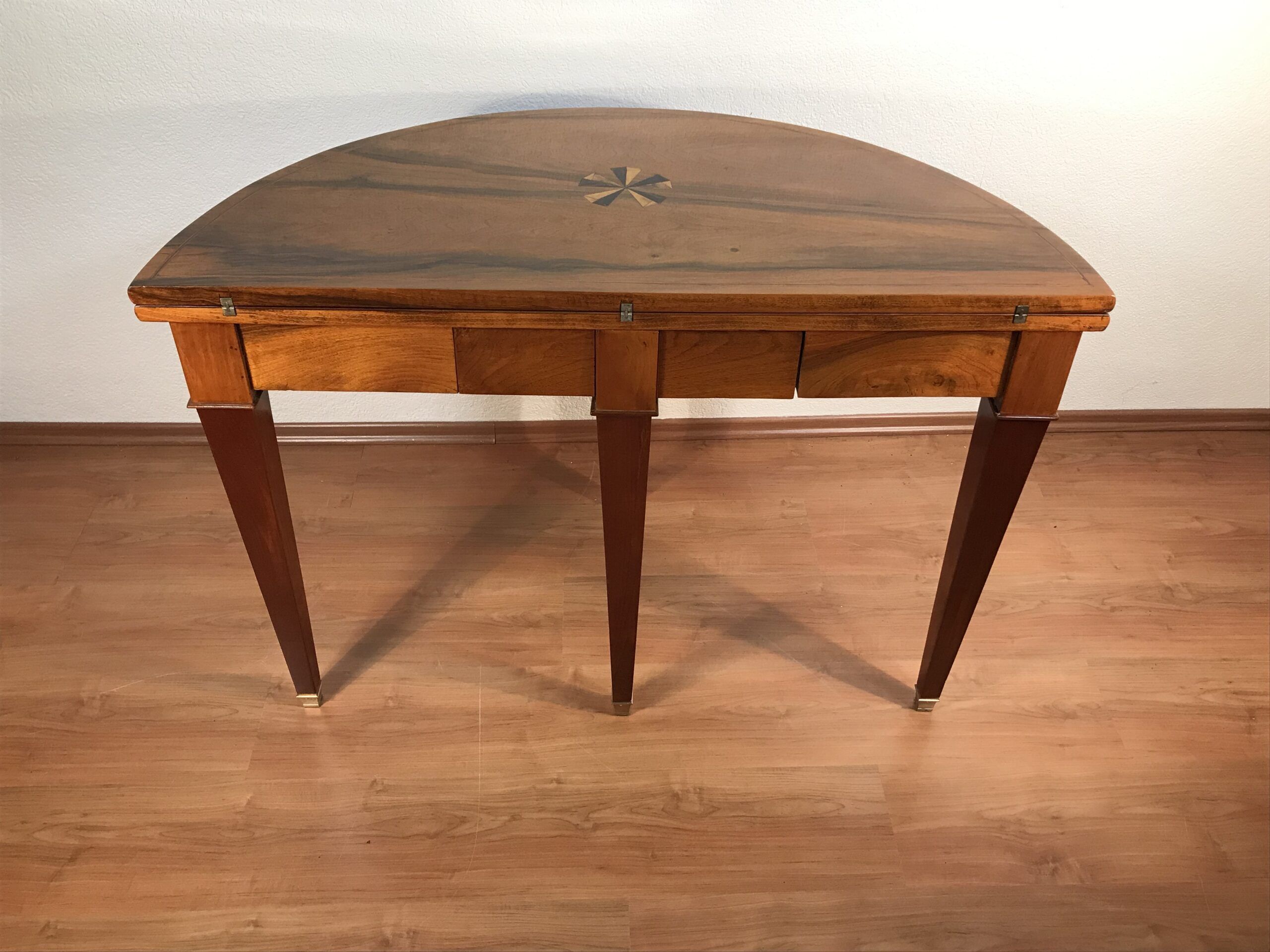 Biedermeier Demi-Lune Table, Germany 1820 - Image 7