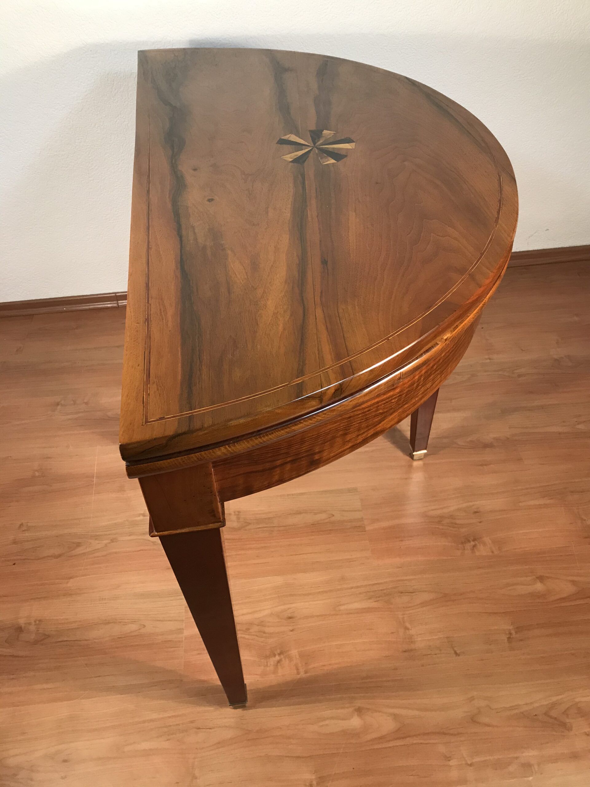 Biedermeier Demi-Lune Table, Germany 1820 - Image 4