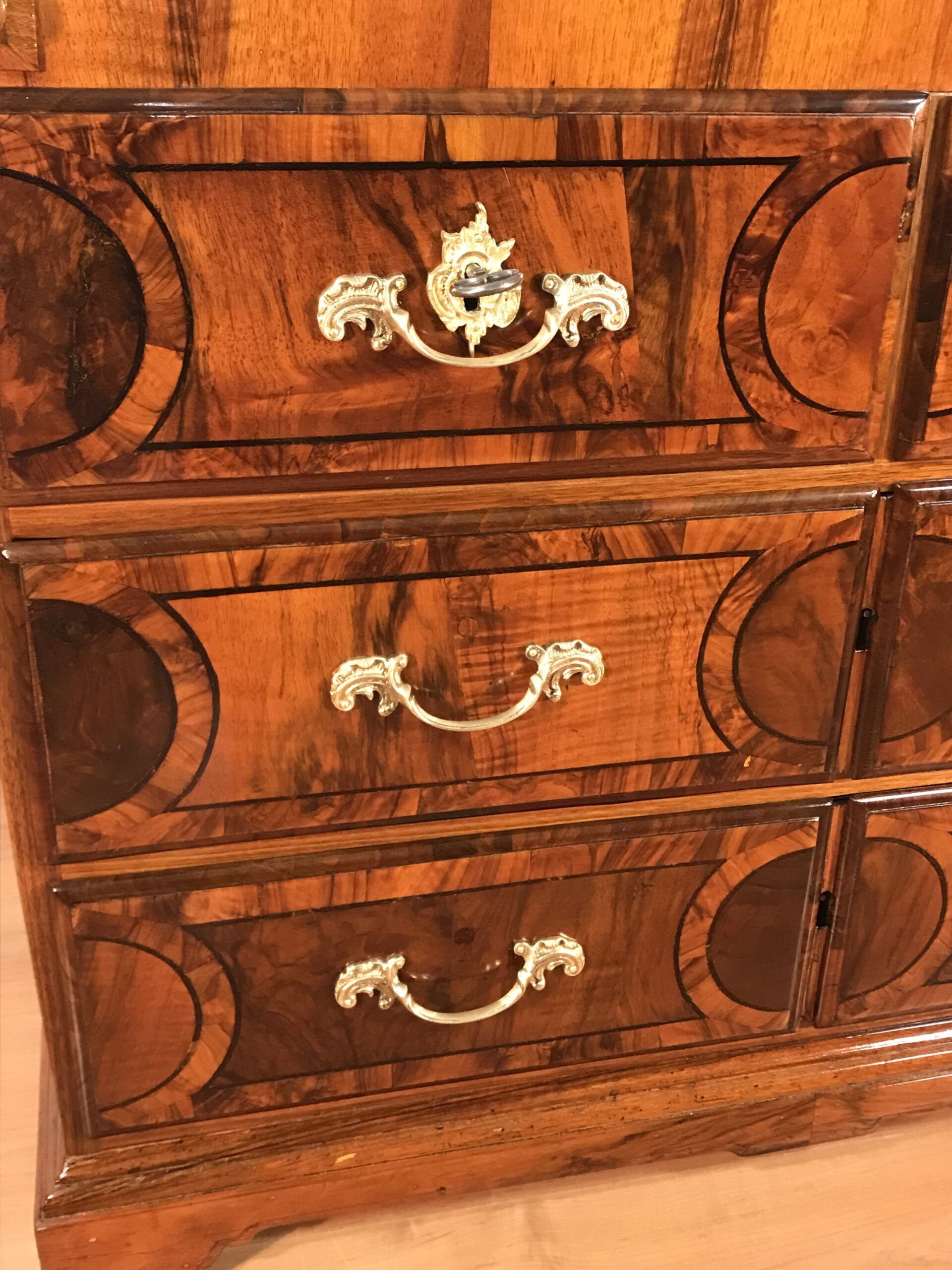 German Baroque Secretary Desk, 1750 - Image 9