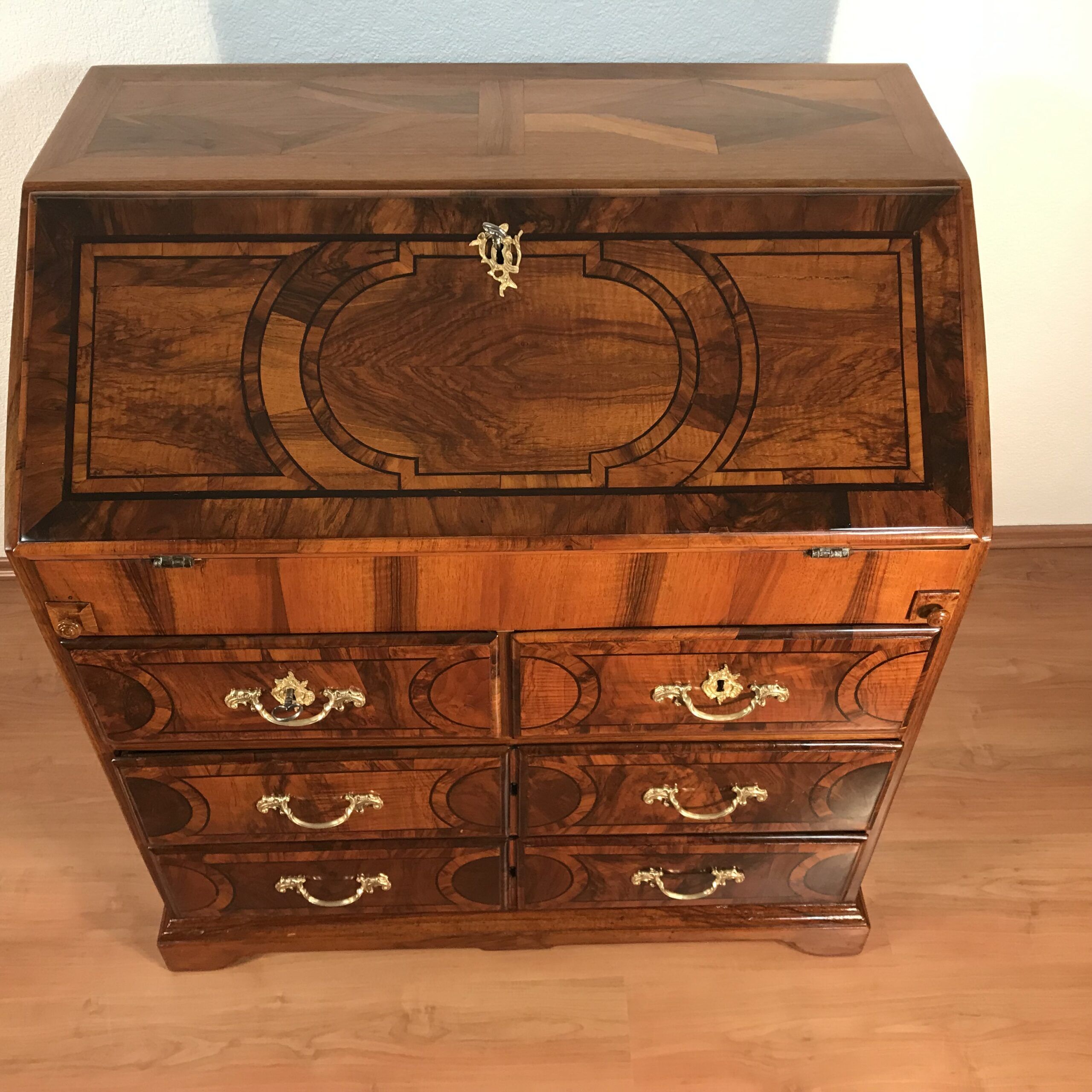 German Baroque Secretary Desk, 1750 - Image 4