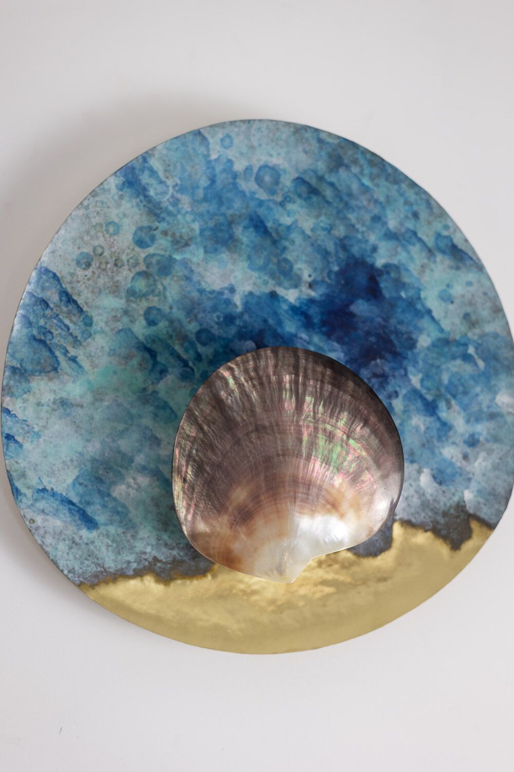 “Black Mother-of-pearl” Lights, Pair, Contemporary Work - Image 2