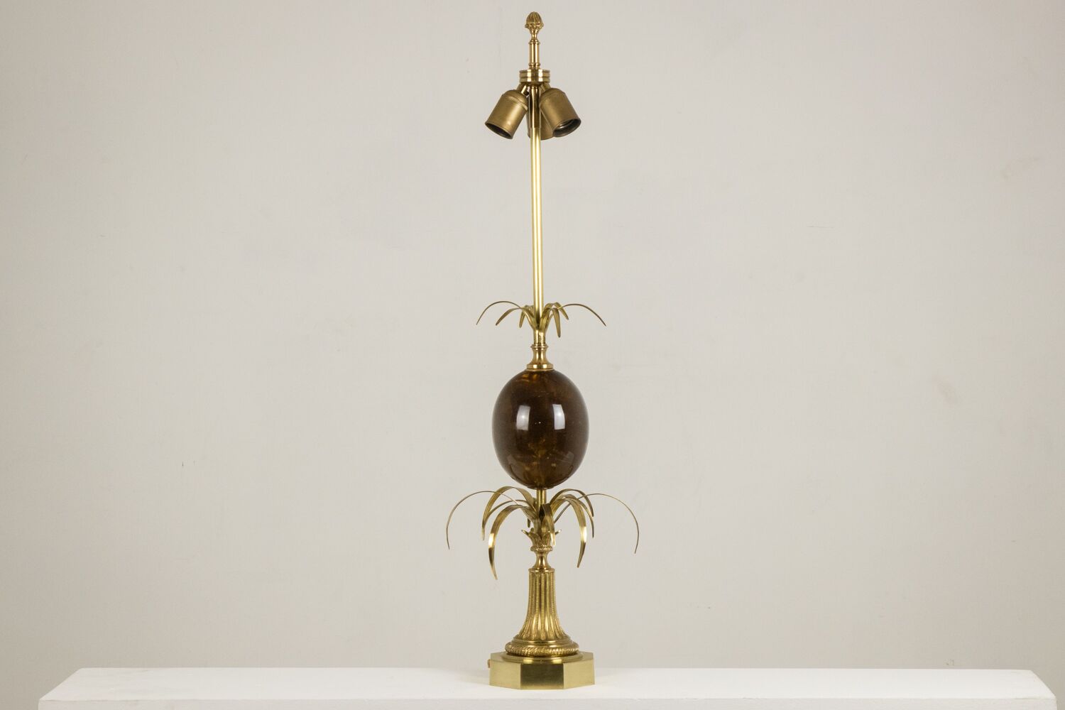 Maison Charles Egg Lamp, Signed, 1970s - Image 2