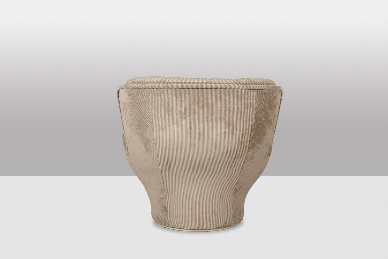 Michel Cadestin Velvet Armchair for Airborne, “Karate,” circa 1970 - Image 4