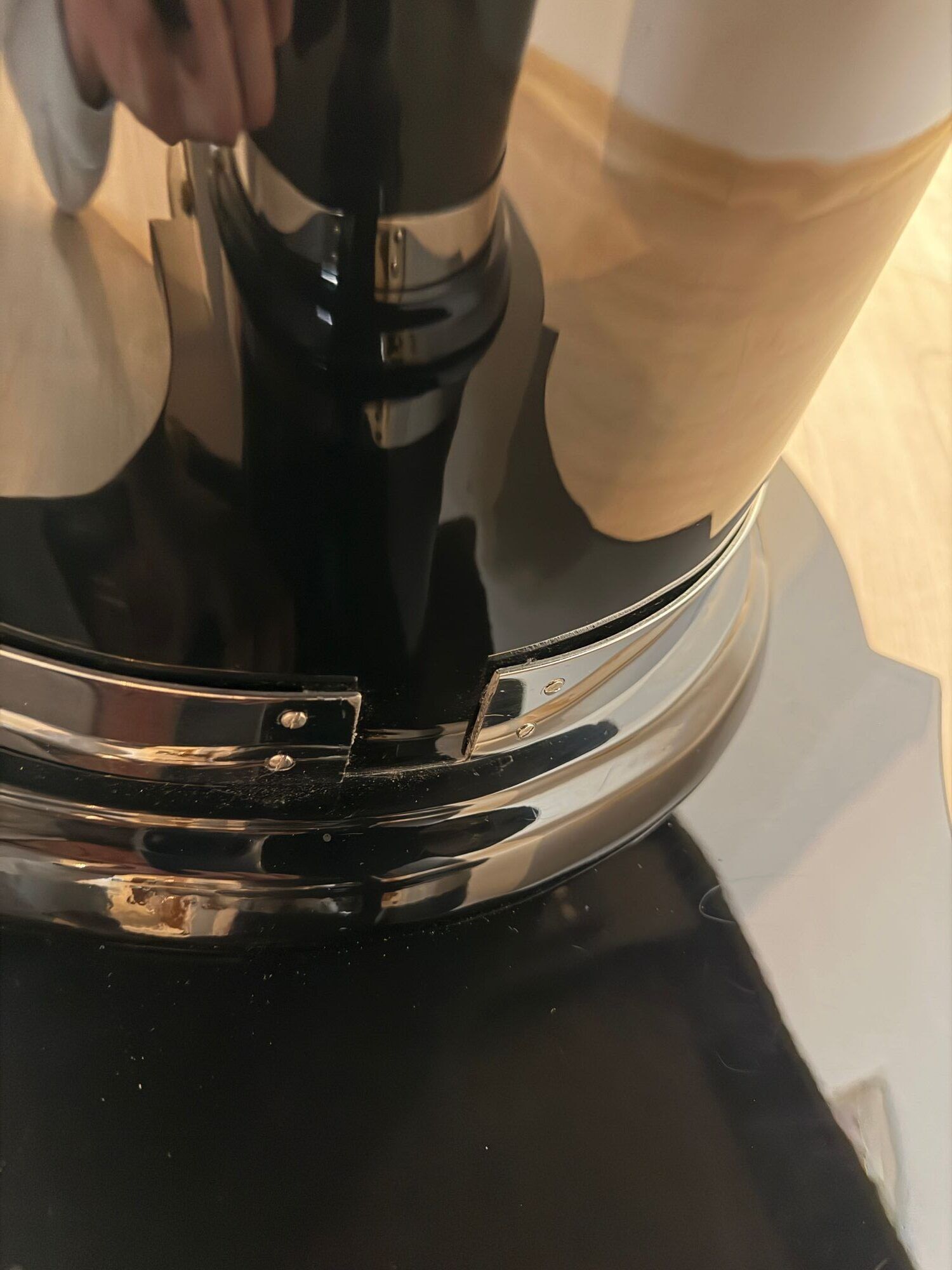 Art Deco Dining Table, Black Piano Lacquer, France, circa 1930 - Image 11