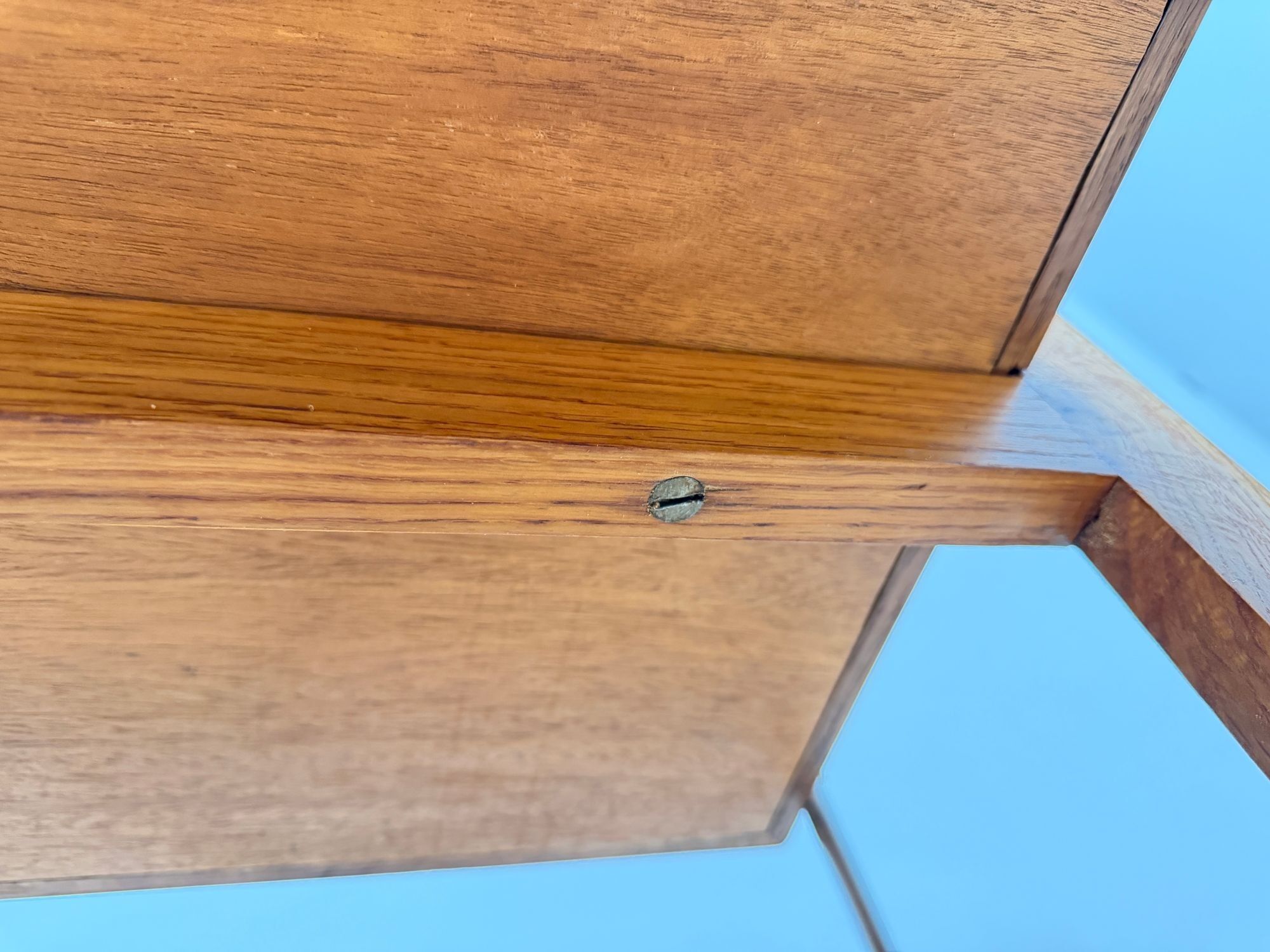 Art Deco Serving Trolley, Oak wood, Chrome and Glass, France circa 1930 - Image 19