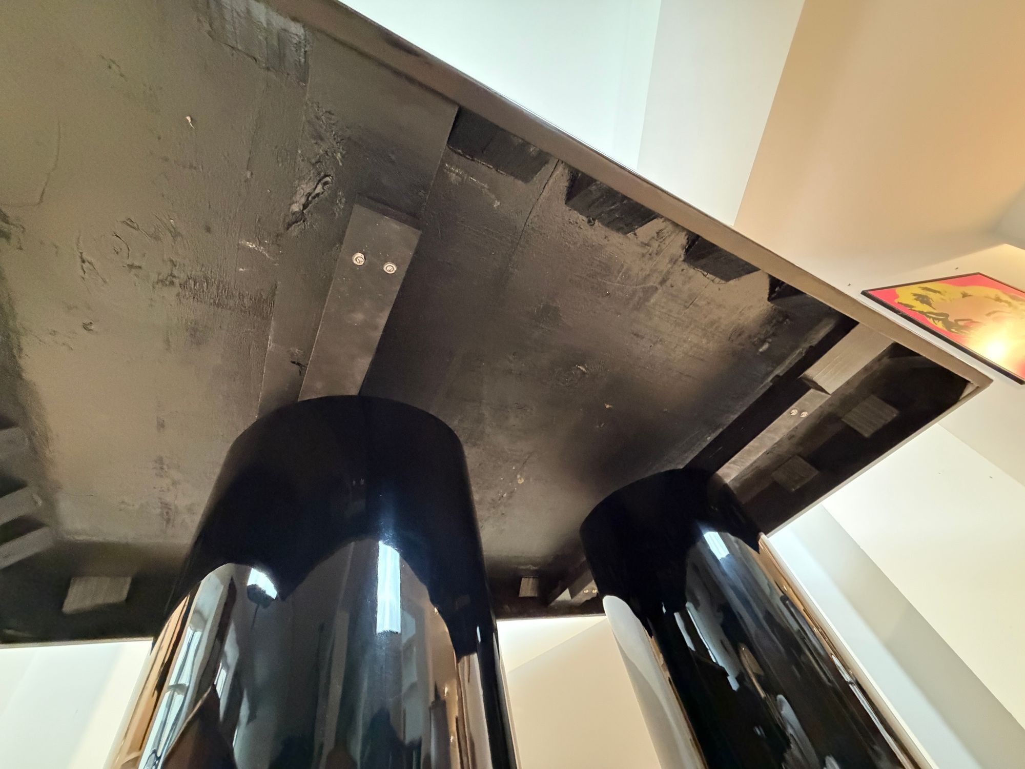 Art Deco Dining Table, Black Piano Lacquer, France, circa 1930 - Image 19