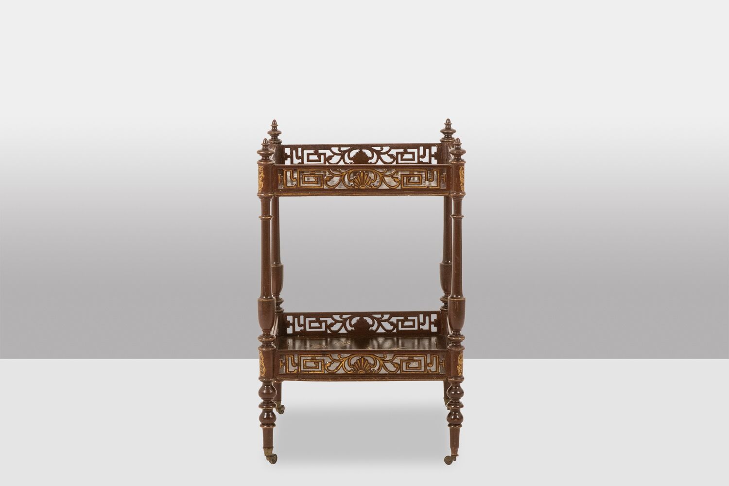 Small Side Table, Japanese-style Lacquer, Napoleon III Period - Image 2