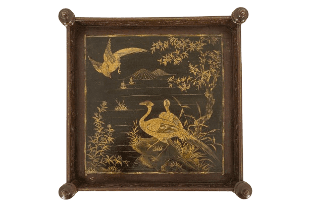 Small Side Table, Japanese-style Lacquer, Napoleon III Period - Image 4