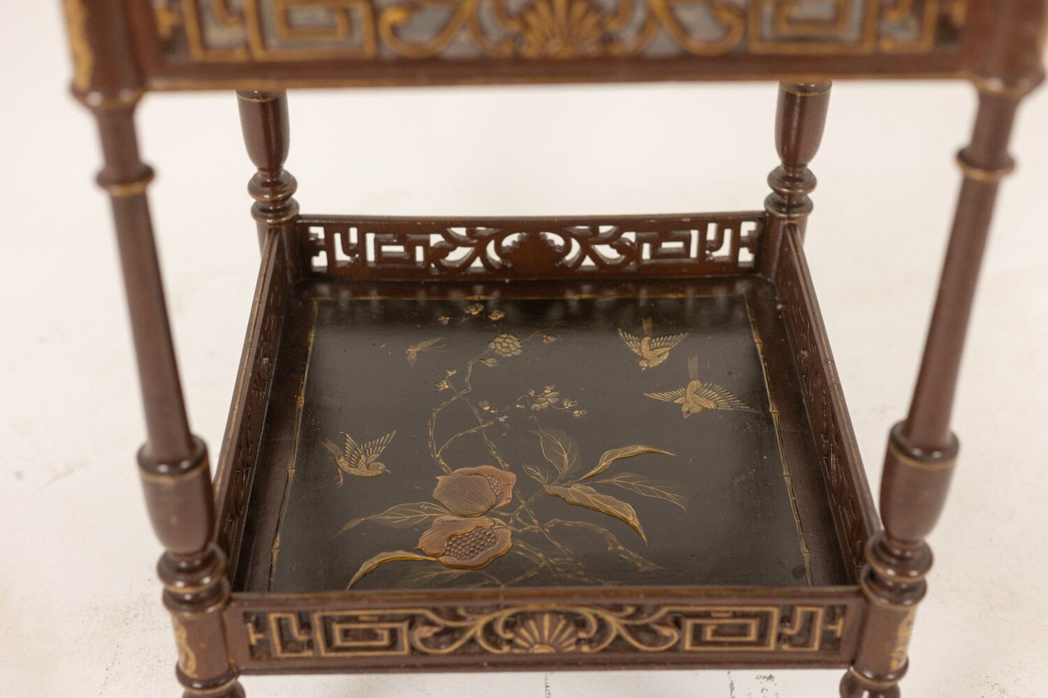 Small Side Table, Japanese-style Lacquer, Napoleon III Period - Image 5